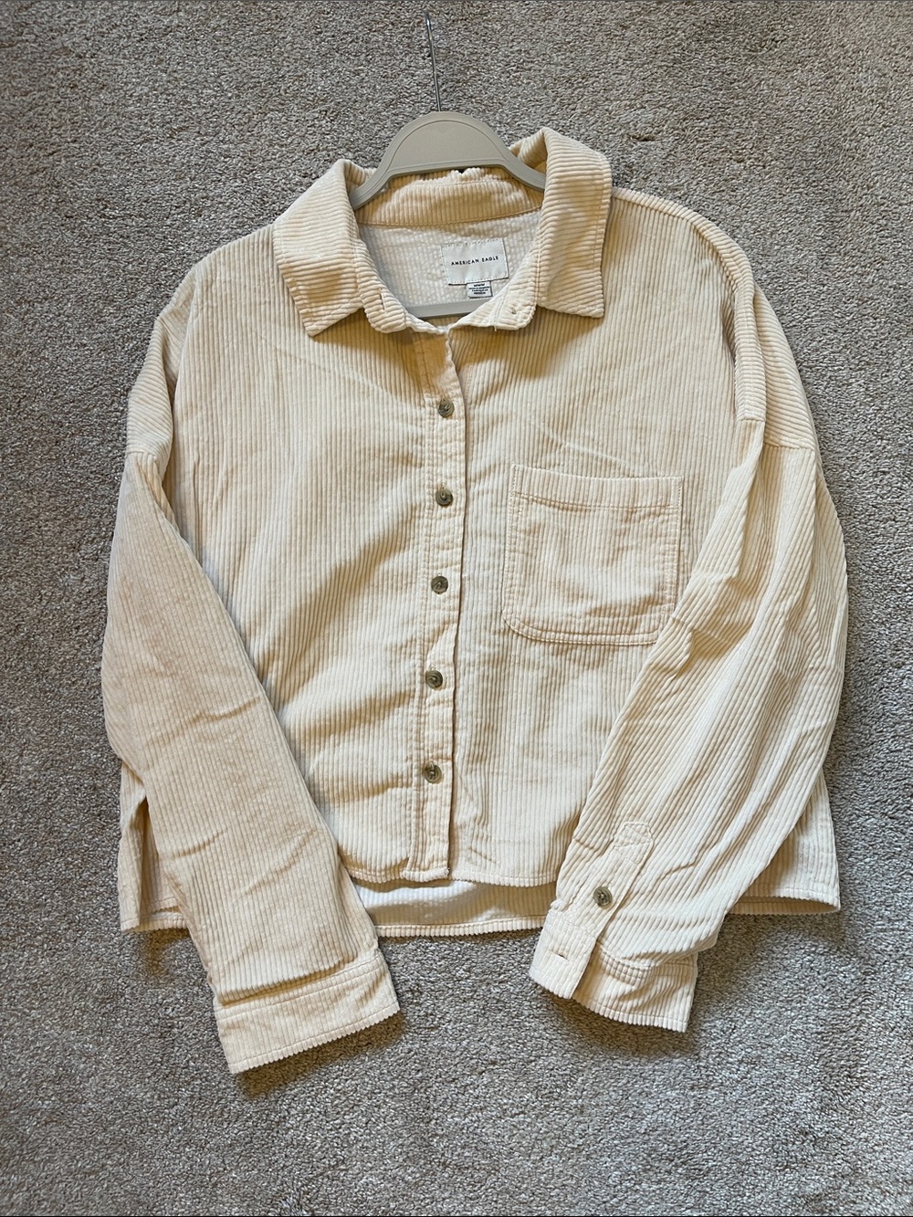 Women’s American Eagle Corduroy Long Sleeve Button-Up